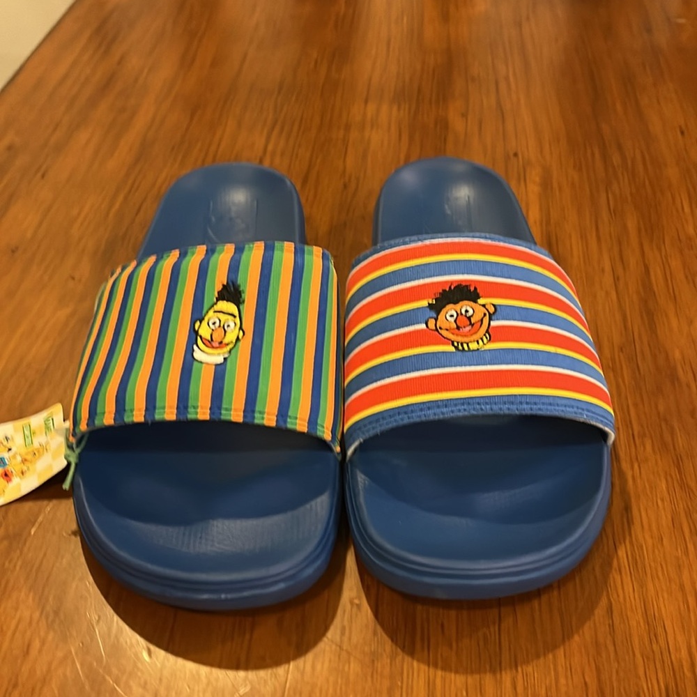 Vans x Sesame Street Bert and Ernie La Costa Slides Sandals Shoes Men’s 13 - Picture 6 of 15